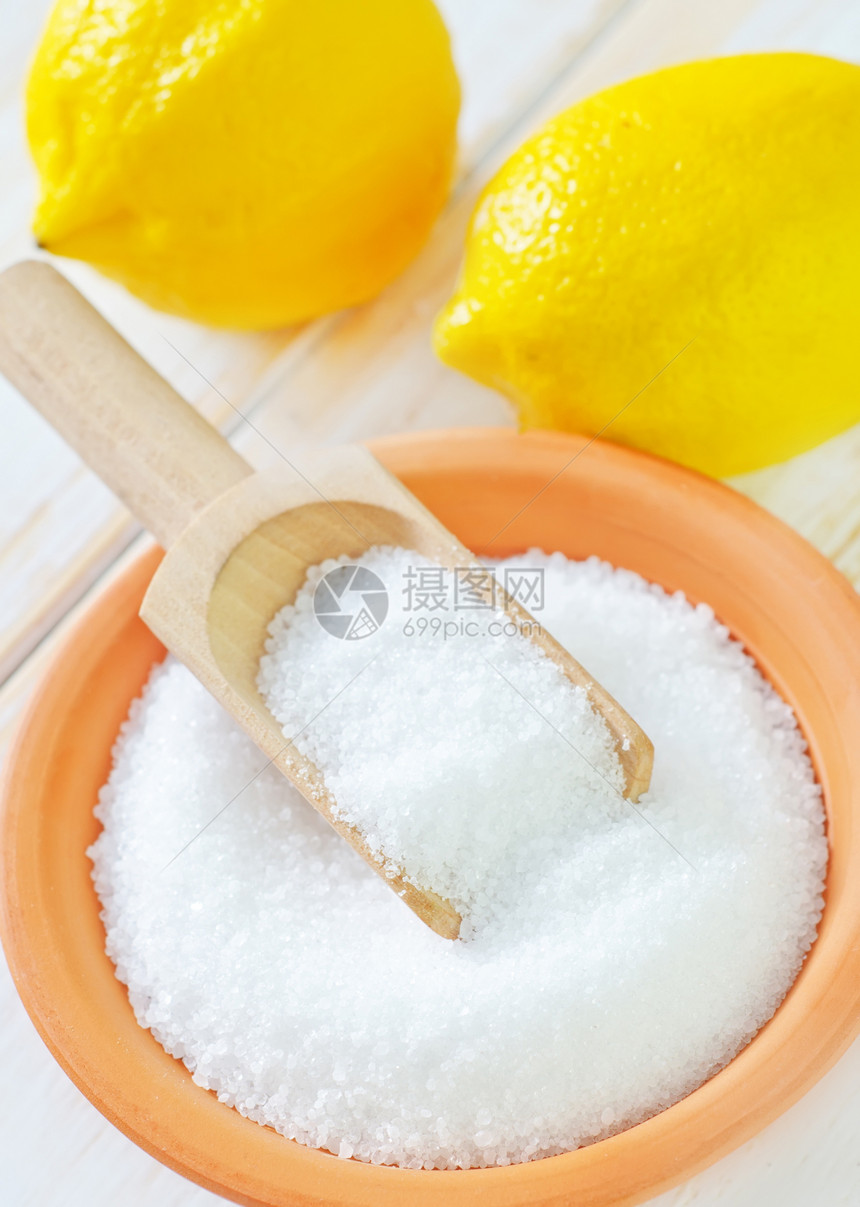酸和柠檬防腐剂物质营养羧基美食科学果汁勺子化妆品水果图片