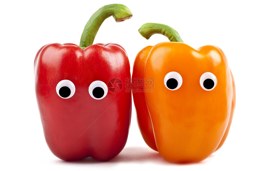 字符眼睛水果辣椒乐趣健康饮食食物面孔居住幽默蔬菜图片