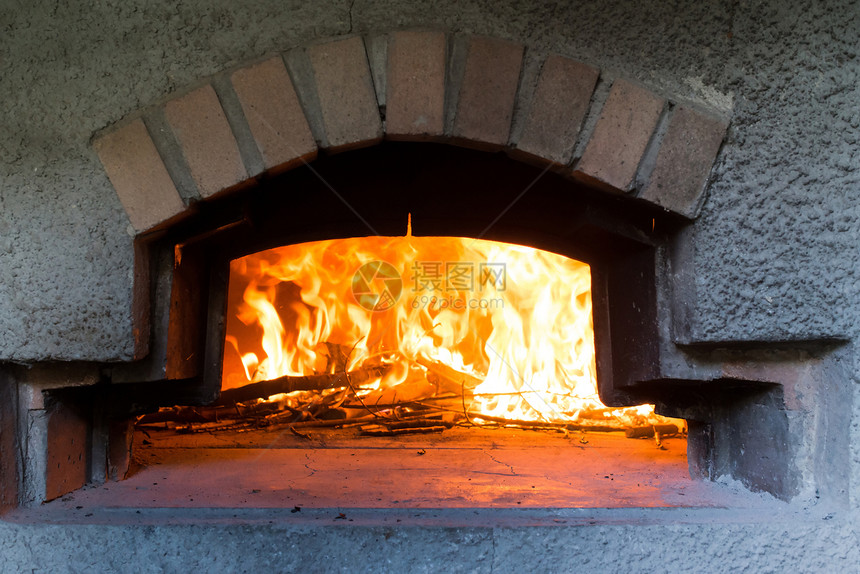 披萨烤炉午餐小吃餐厅食物烧伤烤箱火炉香肠烹饪壁炉图片