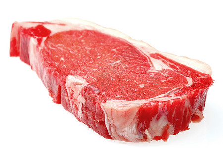 牛肉牛排白色肉类牛扒红色牛肉倾斜背景图片