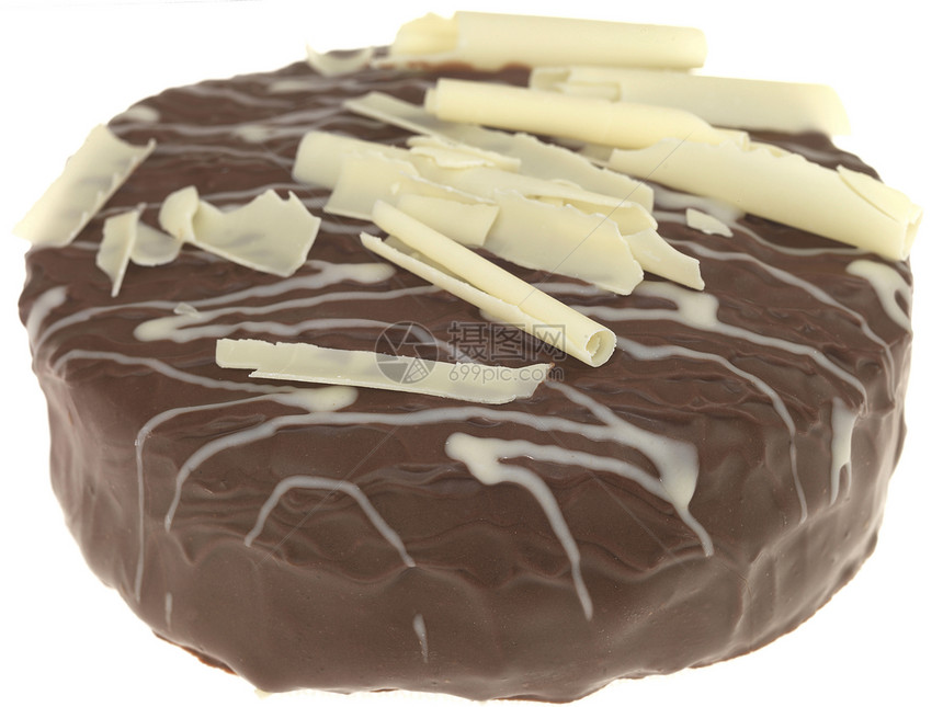 冰巧克力蛋糕白色冰镇装饰食物巧克力庆典蛋糕甜点派对图片