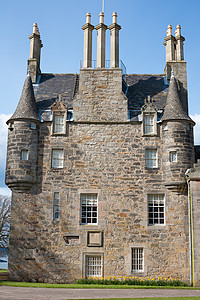 劳里斯顿城堡 - 细节背景图片
