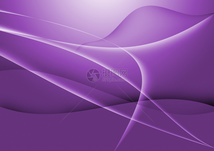 抽象线条曲线紫背景图片