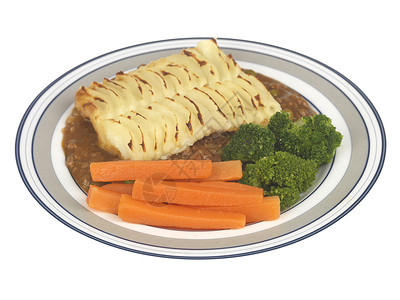配有蔬菜的皮饼白色馅饼午餐萝卜食物背景图片