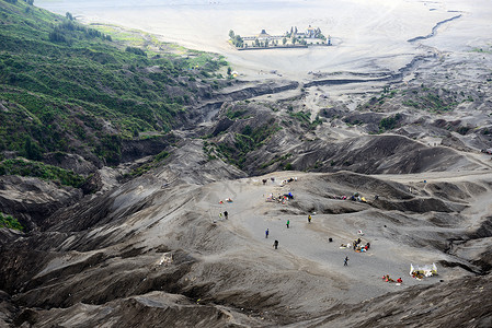 布洛莫山寺庙景观图片