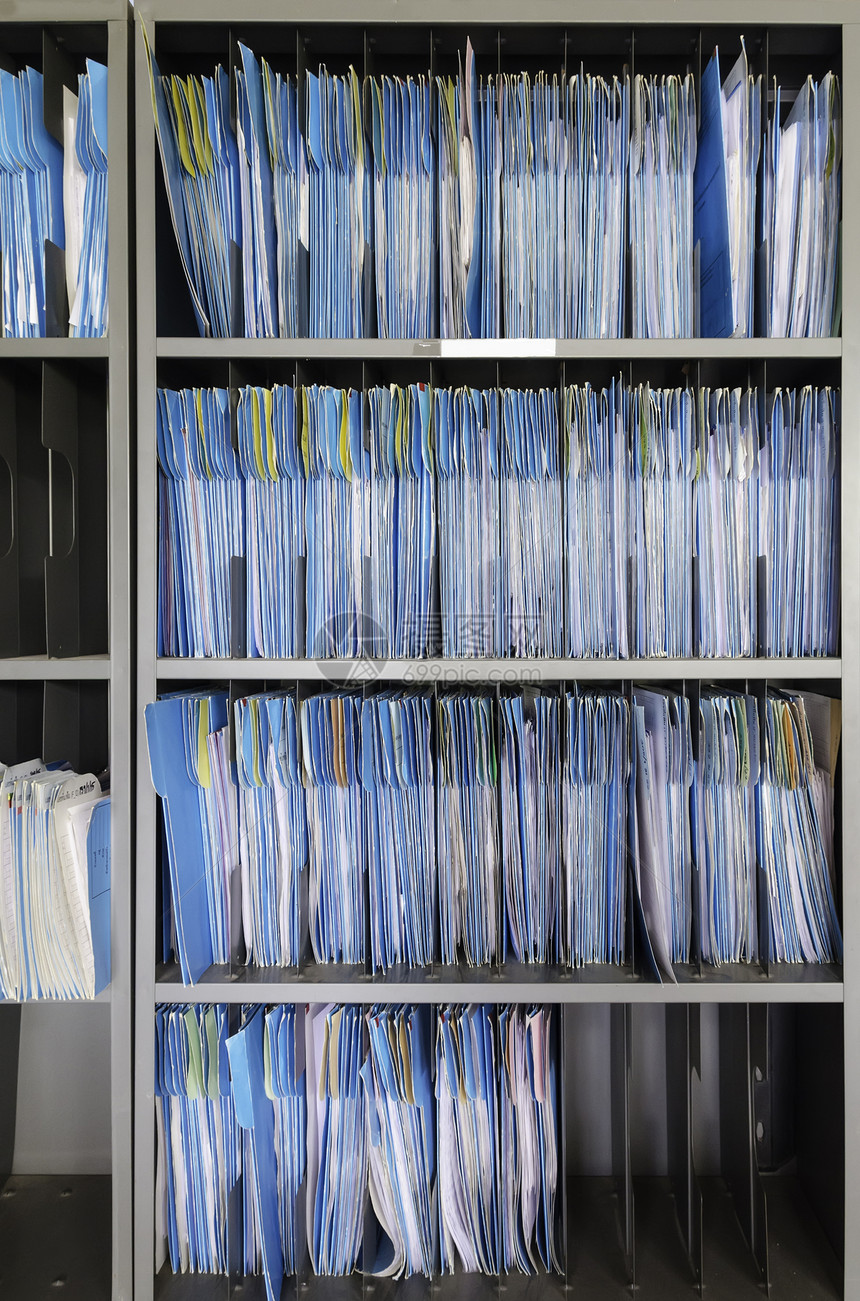 大陆架文件工作货架商业文件夹图书馆架子办公室记录贮存数据图片