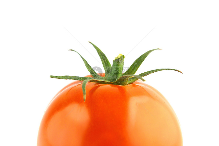 新鲜西红柿营养红色水果蔬菜白色绿色食物工作室饮食图片