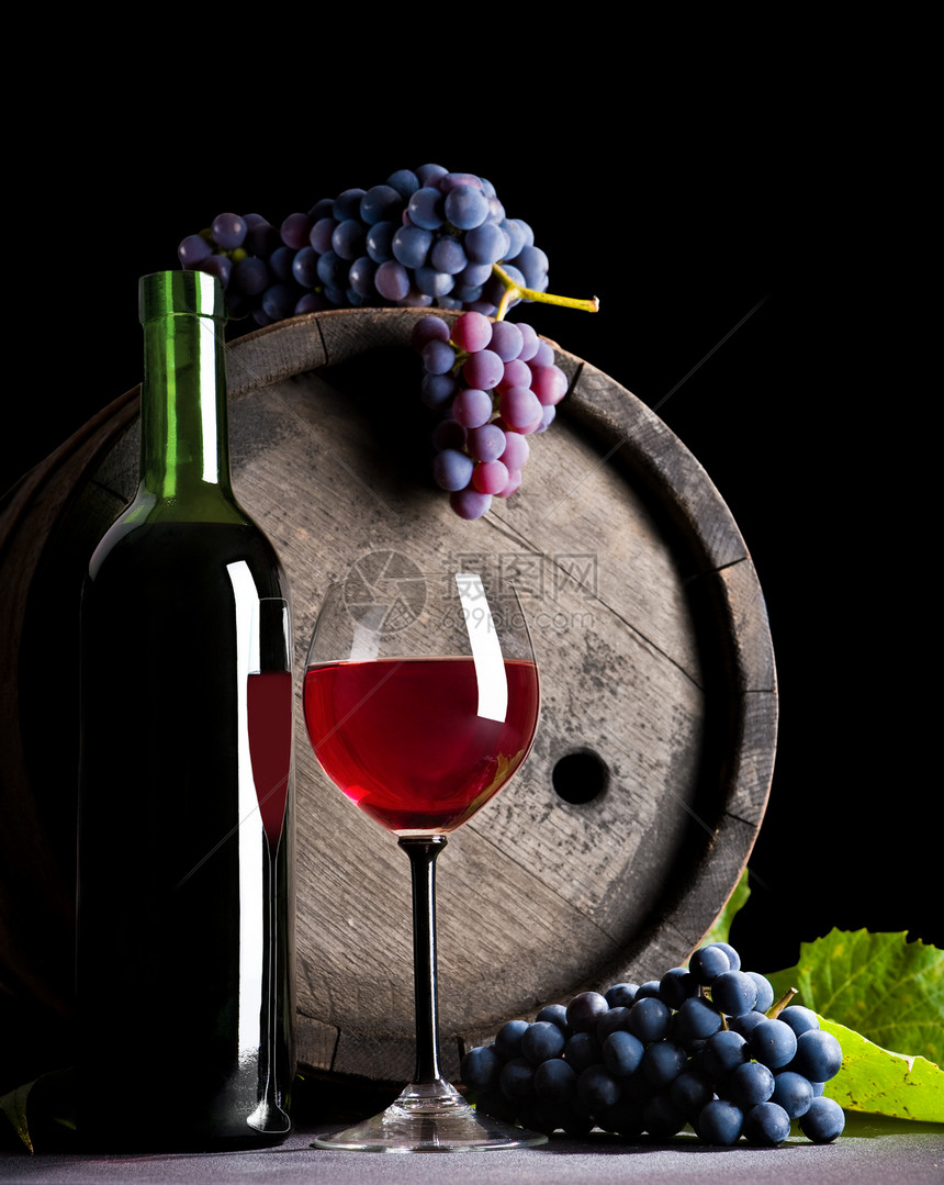 蓝葡萄和红酒的成分图片