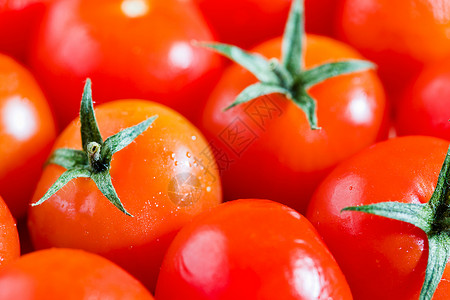番茄绿色红色健康素食者食物水果背景图片