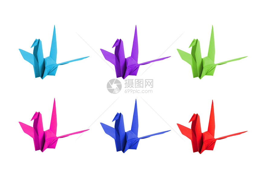 纸鸟阴影教育艺术爱好学校工具数字艺术品翅膀折纸图片