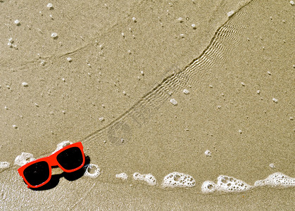 在沙中 - 太阳镜 15背景图片