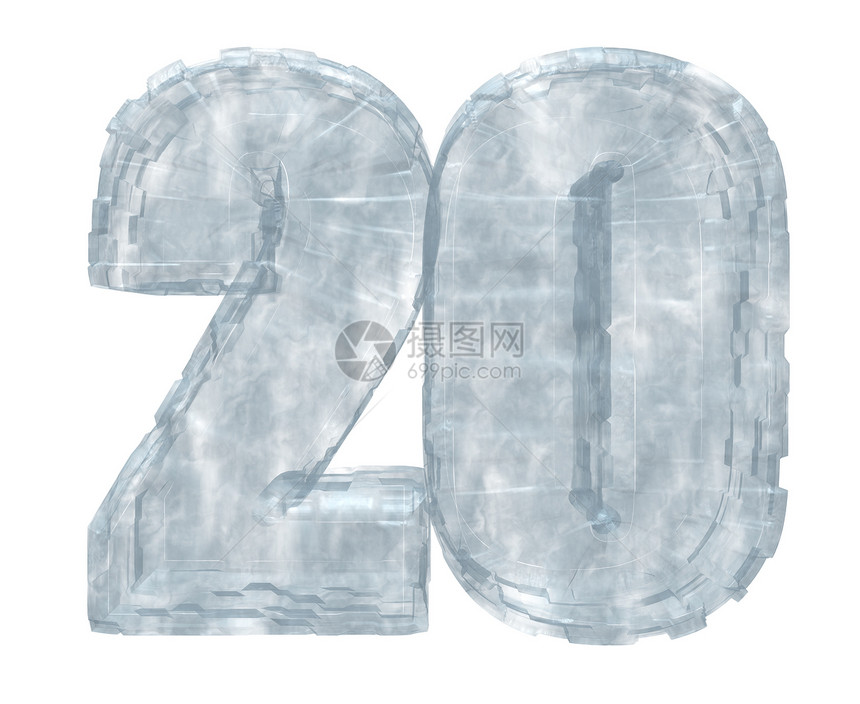 20个冻冻透明度密码数学周年生日插图纪念日图片