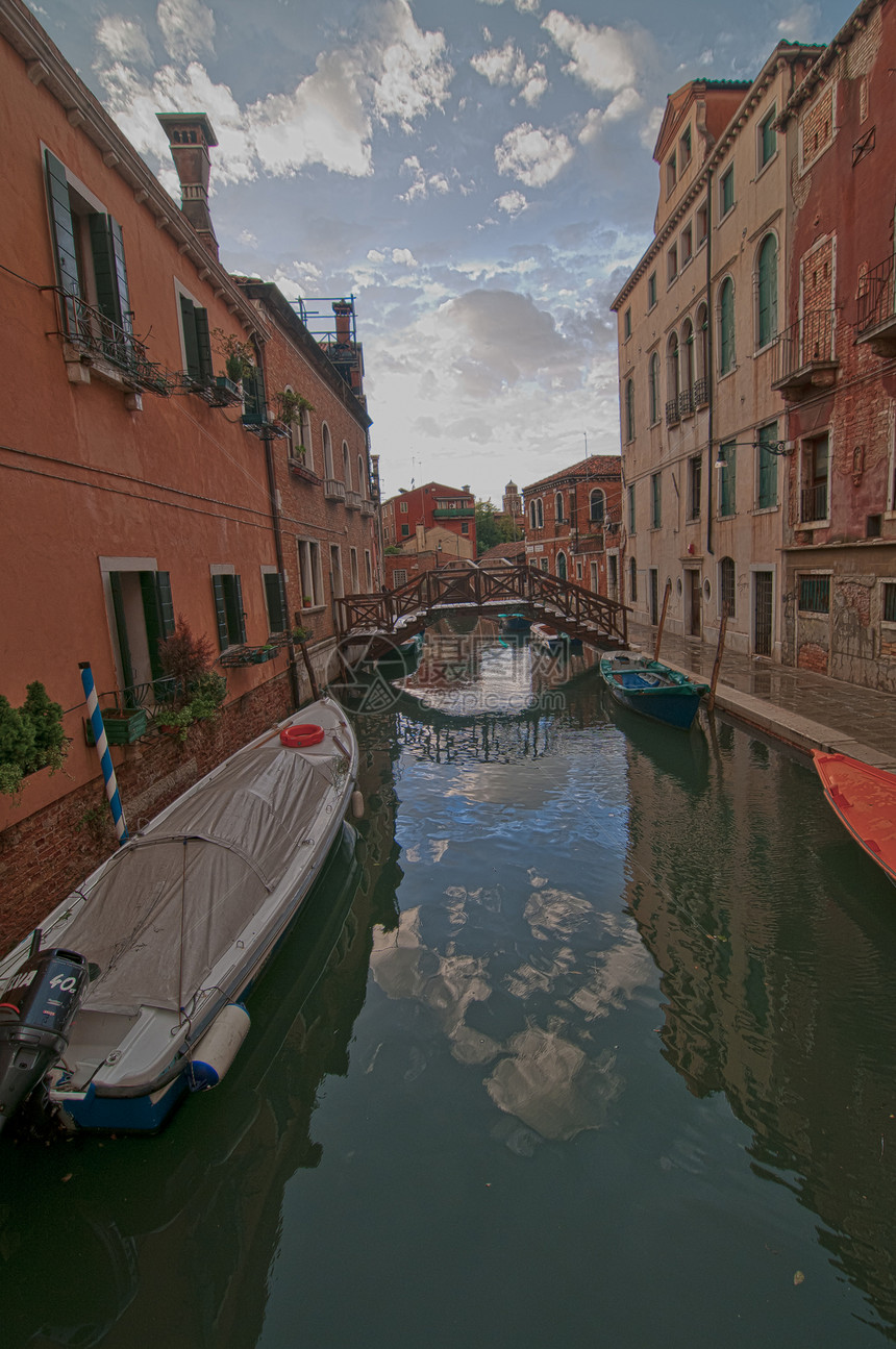 威尼斯意大利食人者观石头风景地标历史性假期地方景观摄影公路反射图片