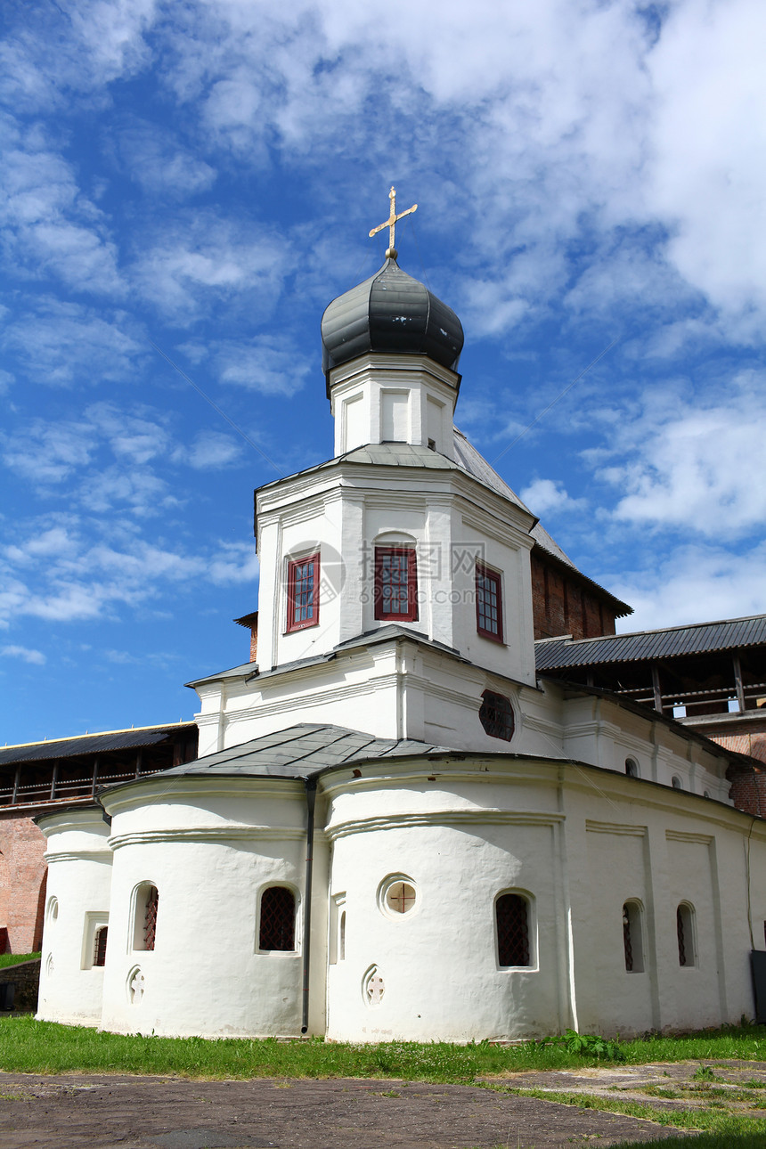 教会历史天堂旅行建筑学白色建筑宗教蓝色建筑物天炉图片