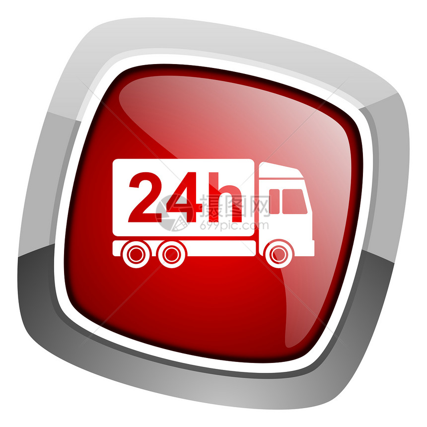 提供 24h 图标服务车辆贸易店铺网络互联网合金速度小时正方形图片