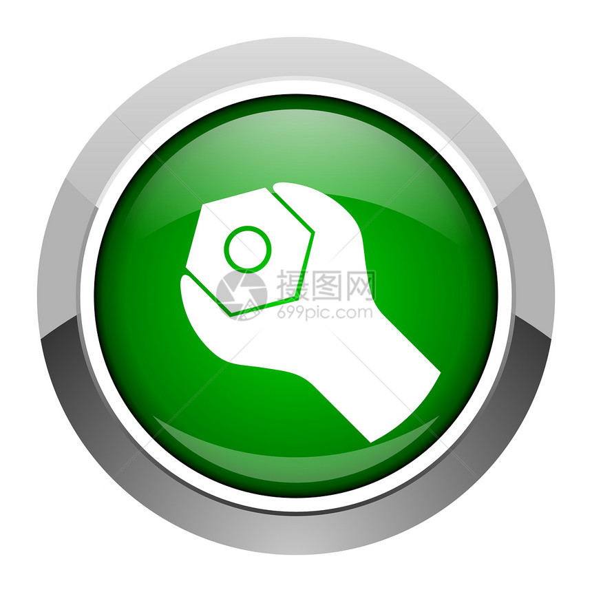 工具工具图标钥匙作坊服务绿色商业互联网仪表电话按钮维修图片