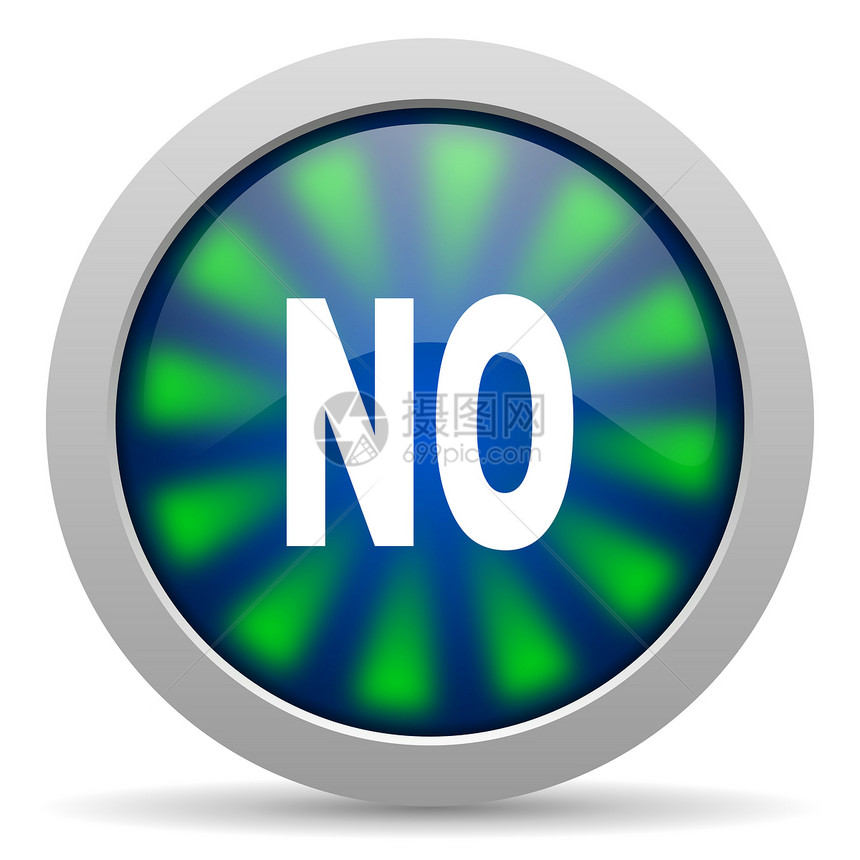 无图标复选表决互联网网络蓝色法官圆圈绿色验证按钮图片