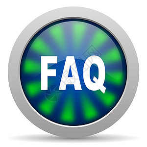 faq 图标按钮互联网帮助蓝色答案钥匙服务教程指导绿色背景图片