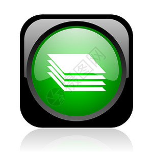 黑色和绿色平方网络灰色图标钥匙页数艺术商业插图图层菜单互联网建筑学按钮背景图片