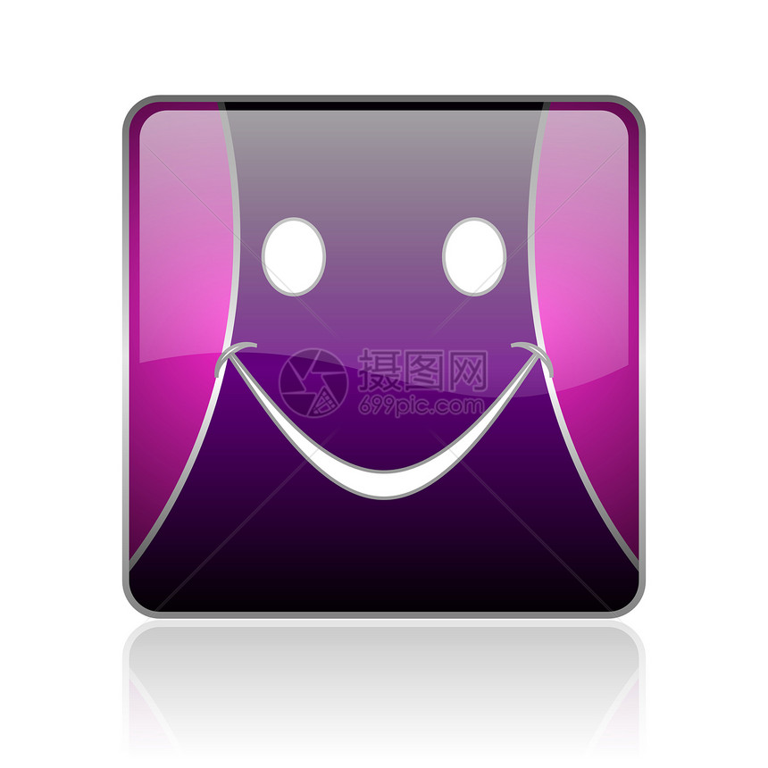微笑紫紫广场网页光亮图标图片