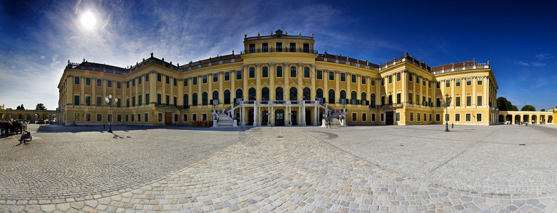 维也纳孔布伦宫高清图片