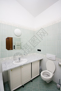 洗浴室卫生收银台光明盆地洗手间镜子建筑学家具白色背景图片