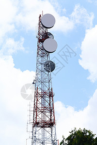 发射塔速度蓝色收音机技术互联网通讯广播卫星网络高频背景