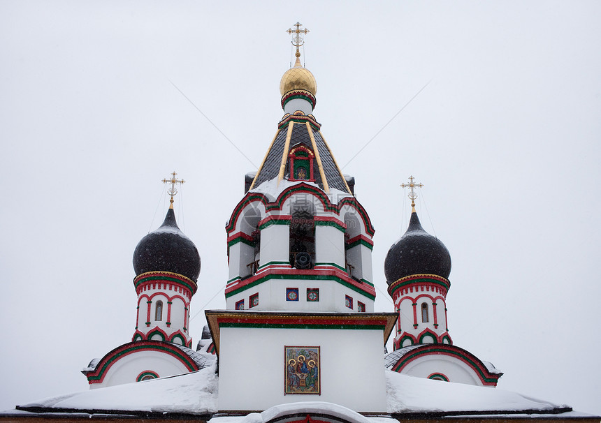 莫斯科老切列穆什基三一教堂的多姆斯图片