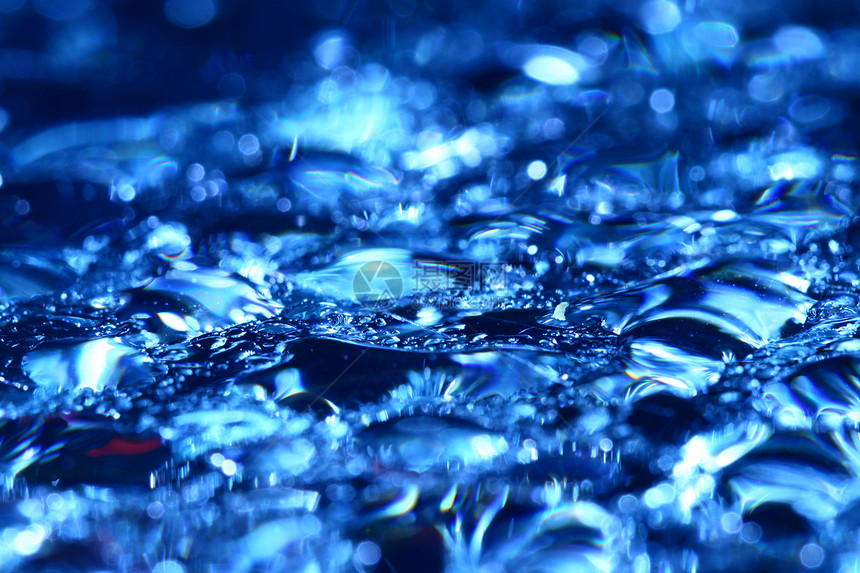 水滴瓶子气泡海洋液体温泉墙纸肥皂洗发水蓝色流动图片