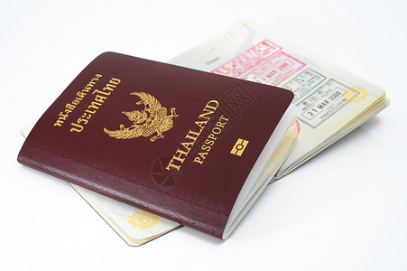 泰国护照协会海关护照印章游客旅行国家商务移民素万那普高清图片素材
