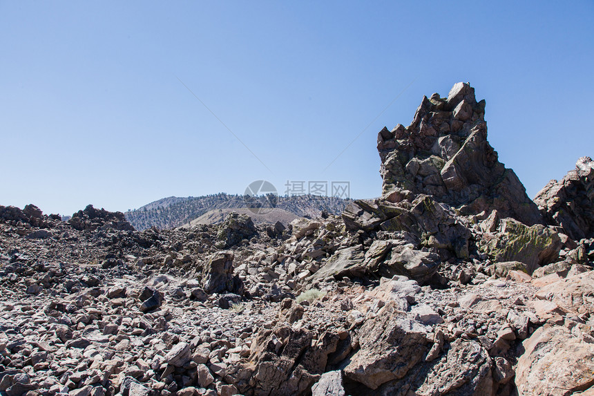 Panum 板锥体风景火山学公园矿物陨石火山反射岩石旅游图片