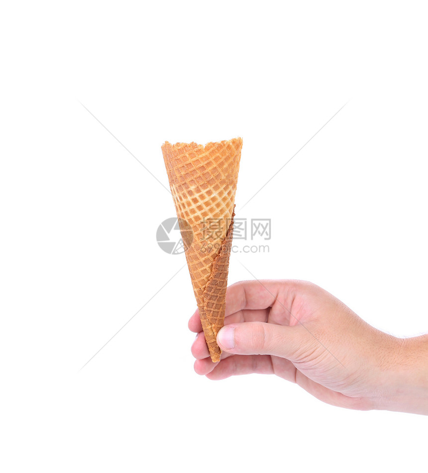 冰淇淋用的手握面包杯图片