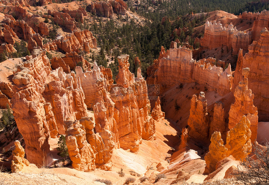 国家公园山脉编队季节性石头岩石季节冒险红色小路风景图片