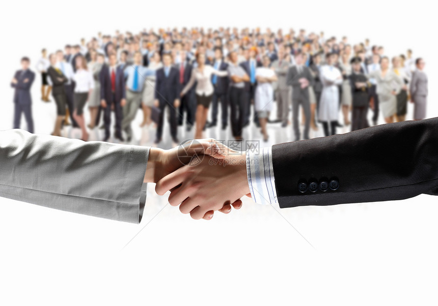 商业握手就业职员手势套装雇主职业顾问老板雇用问候语图片