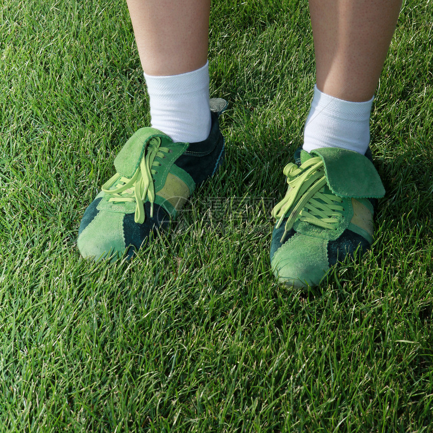 运动鞋编织运动赛跑者运动员鞋类活动短袜领带慢跑跑步图片