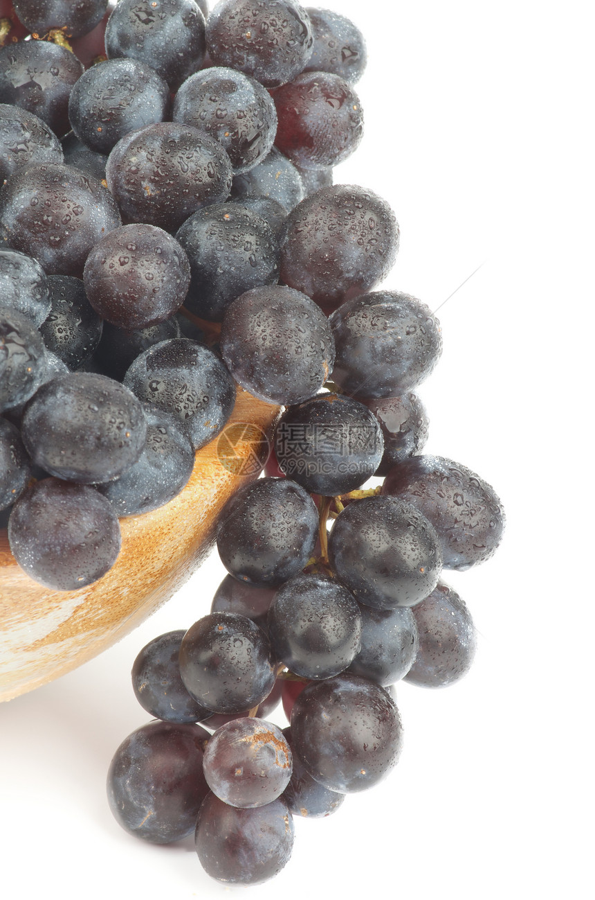 红葡萄水果甜食水滴健康饮食素食食物紫色色彩宏观曲线图片