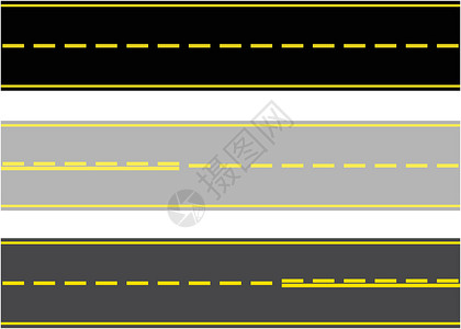 道路铺装道路汽车街道地面交通运输沥青艺术插图车道插画