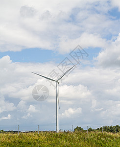 风风发电机刃状活力水平天空旋转轴乡村背景图片