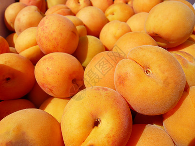 桃子销售水果购物特写背景图片
