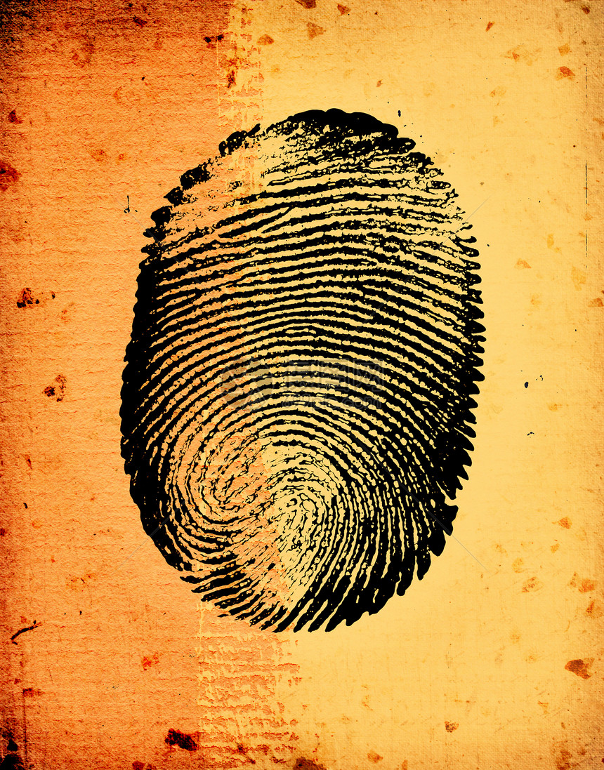 缩略图打印调查拇指羊皮纸油漆指纹鉴别身份手指图片