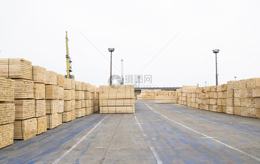 木柴矿藏环境出口材料工业主食商业货物树干贮存木材图片