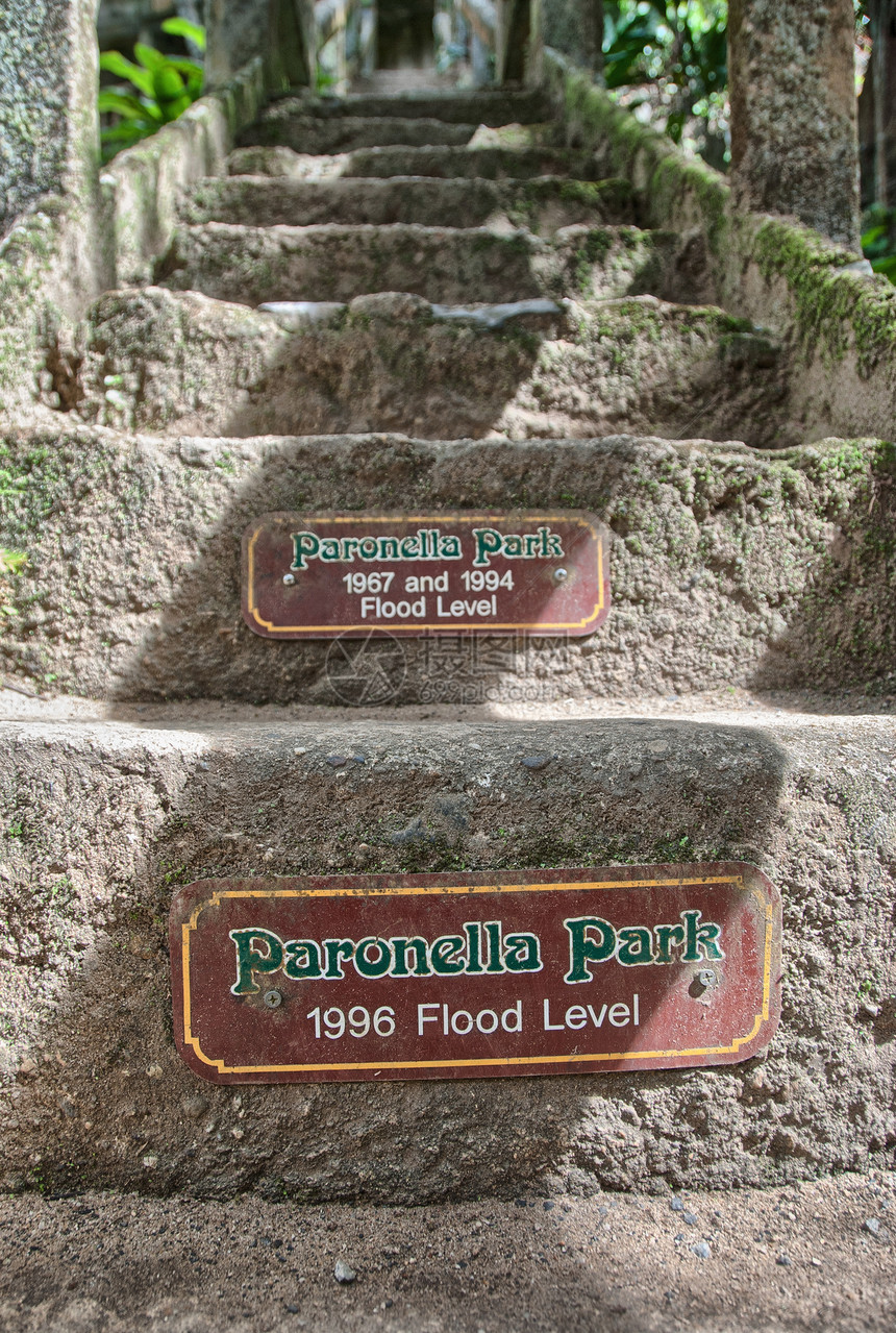 昆士兰州帕罗内拉公园 冬季海域的植被和颜色旅行植物公园目的地建筑旅游雨林历史性城堡棕榈图片