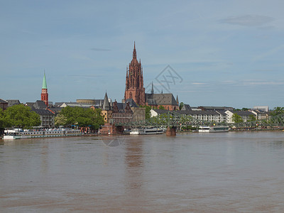 德国法兰克福背景图片