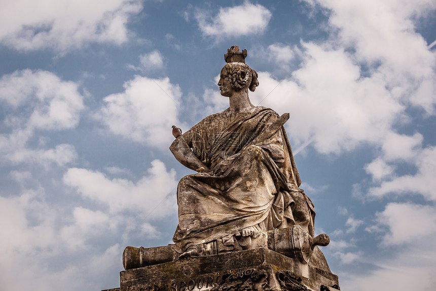 法国巴黎天云日 法国巴黎 康康德广场雕像文化街道协和飞机旅行历史城市蓝色旅游建筑学图片