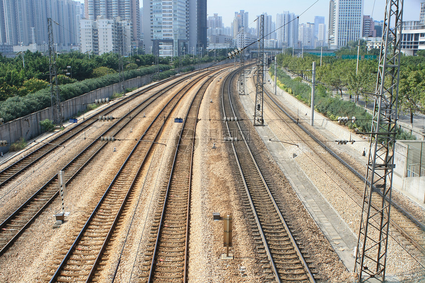 广州铁路火车运输建筑物旅行旅游平台天空轨道车站图片