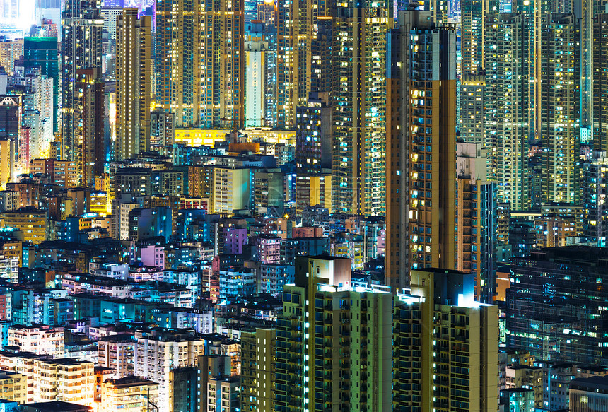 香港的住宅楼群建设房屋住房建筑公寓图片