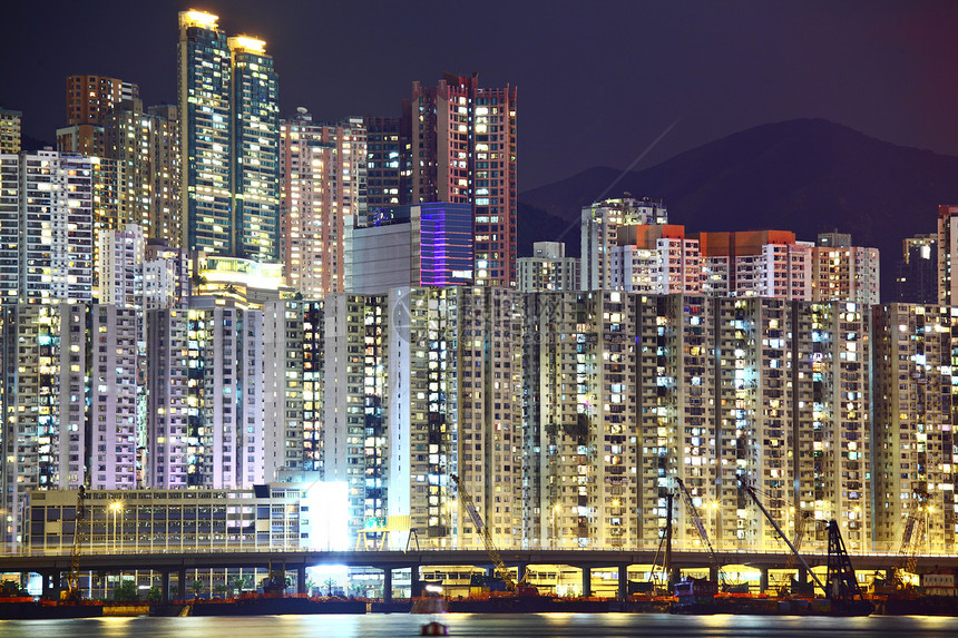 香港住宅区香港特区海洋天空天际住宅建筑摩天大楼建筑学房子公寓图片