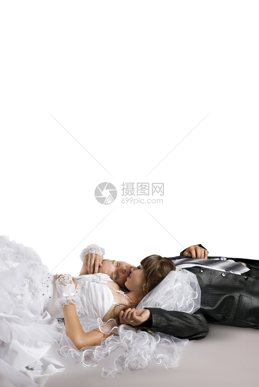 新婚夫妇婚姻裙子浪漫微笑风格艺术婚礼框架妻子卡片图片