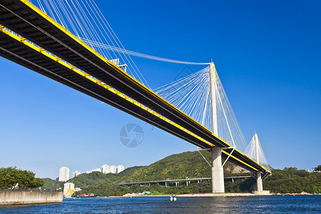 汀九桥连接器天际线高清图片