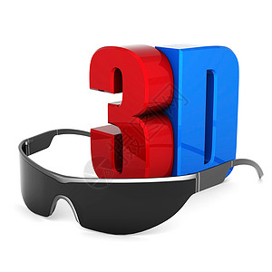 3d 金属徽标电影技术电视红色娱乐立体声蓝色浮雕白色概念背景图片